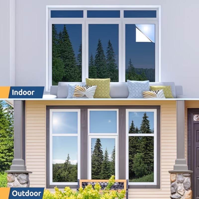 Reflective Mirror Film Sunshad - Privacy Screen Protector ulasan dan harga
