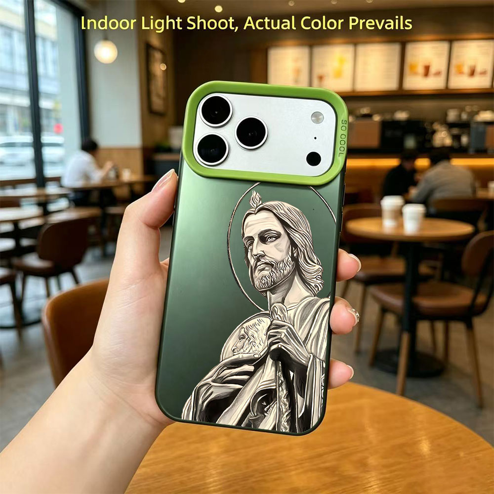 San Judas Tadeo Pattern Design - Apple Iphone 15 Pro Max ulasan dan harga