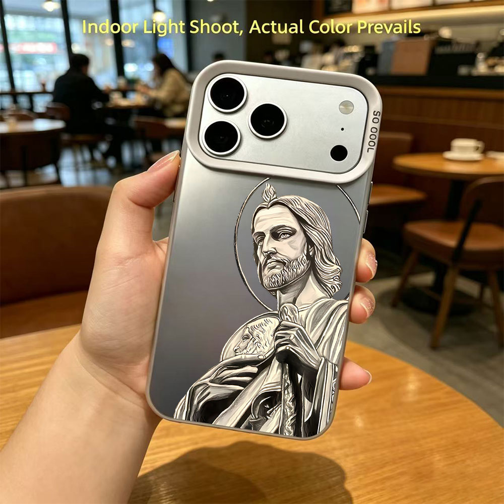 San Judas Tadeo Pattern Design - Apple Iphone 15 Pro Max ulasan dan harga